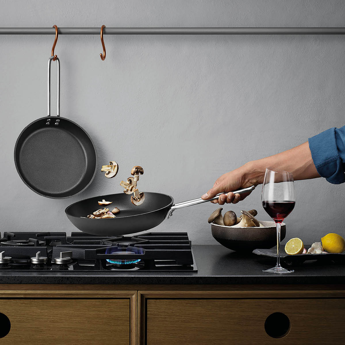 Professional Stekpanna 20 cm Svart