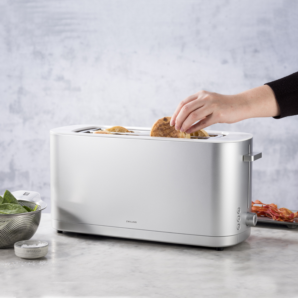 Enfinigy Brödrost 1500-1800W 4 skivor Silver