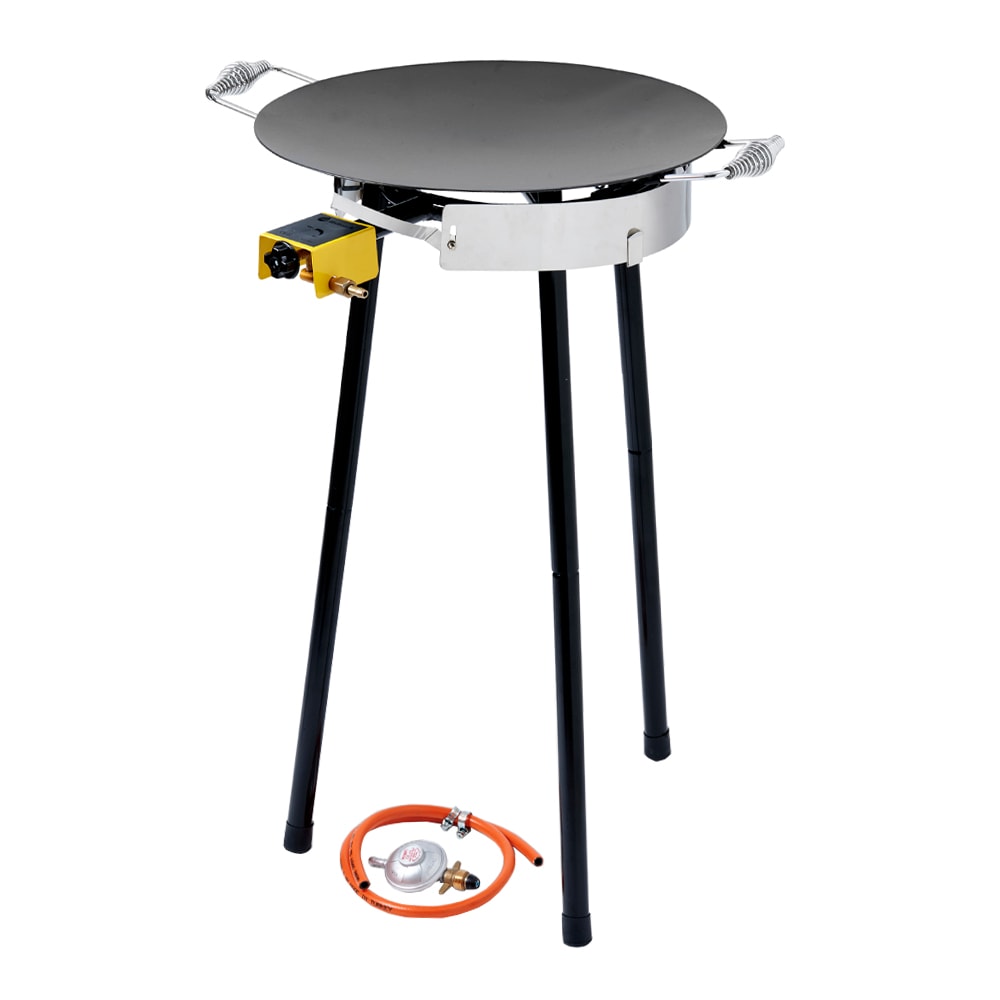 Set, Stekhäll 48 cm+Gasolbrännare+Regulatorset