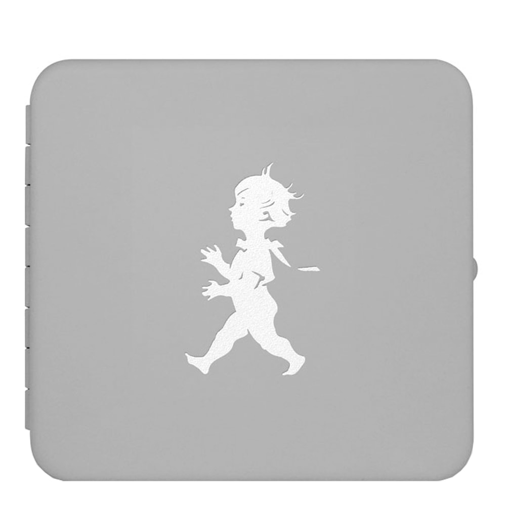 Nyckelskåp 17x16 cm Grå matt