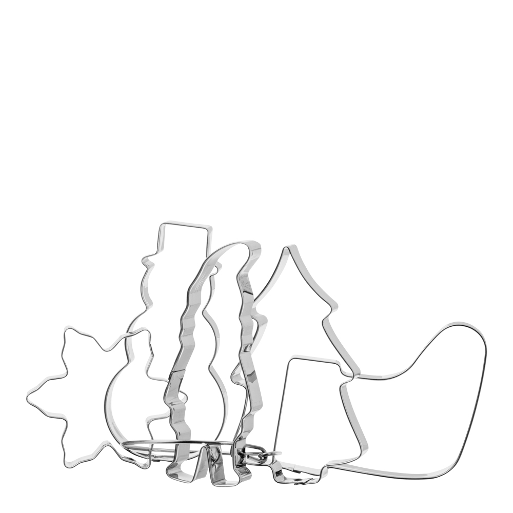 Kakmått i ring 5 stycken