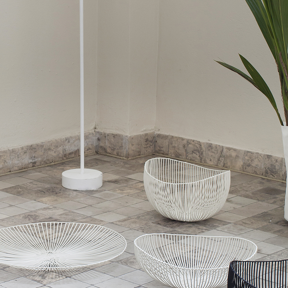 Antonino Trådkorg 31 cm Vit