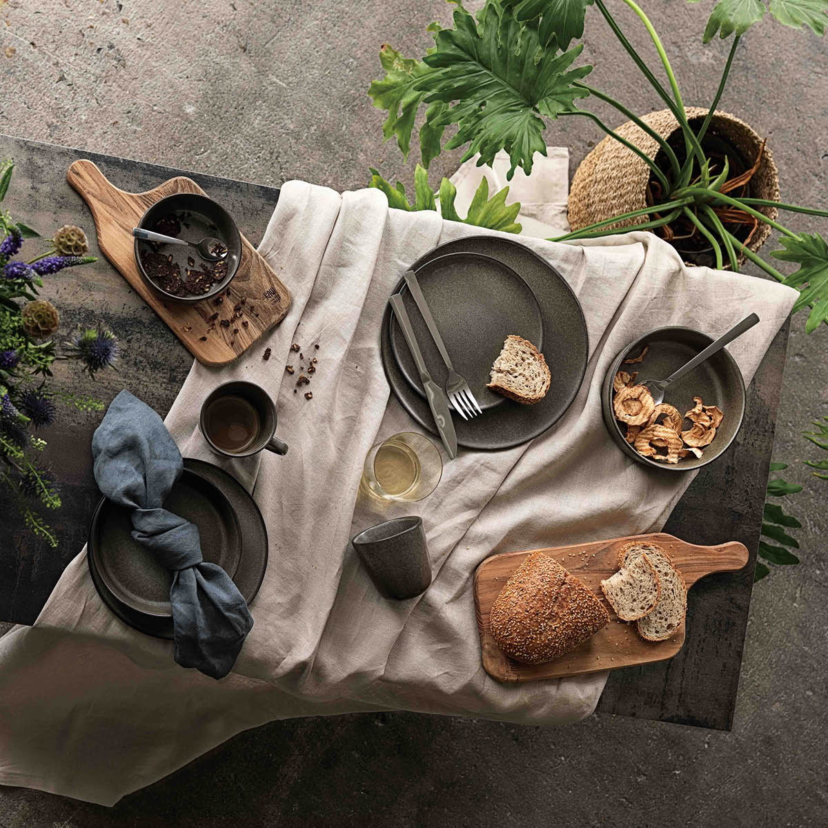 Raw Tallrik 23 cm Brun