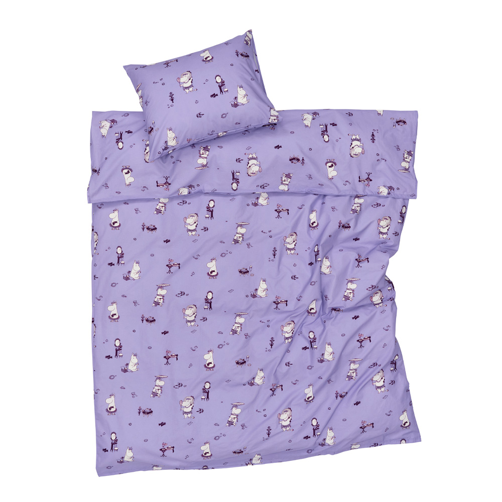 Mumin Bäddset 150x210 cm Snorkfröken Lila
