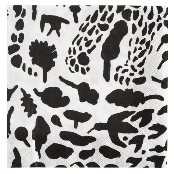 Oiva Toikka Collection Servett Cheetah 33x33 cm Svart