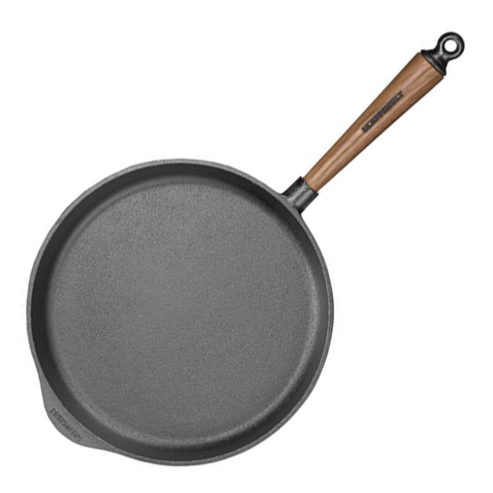 Trakt&ouml;rpanna Handtag i Valn&ouml;t 28 cm