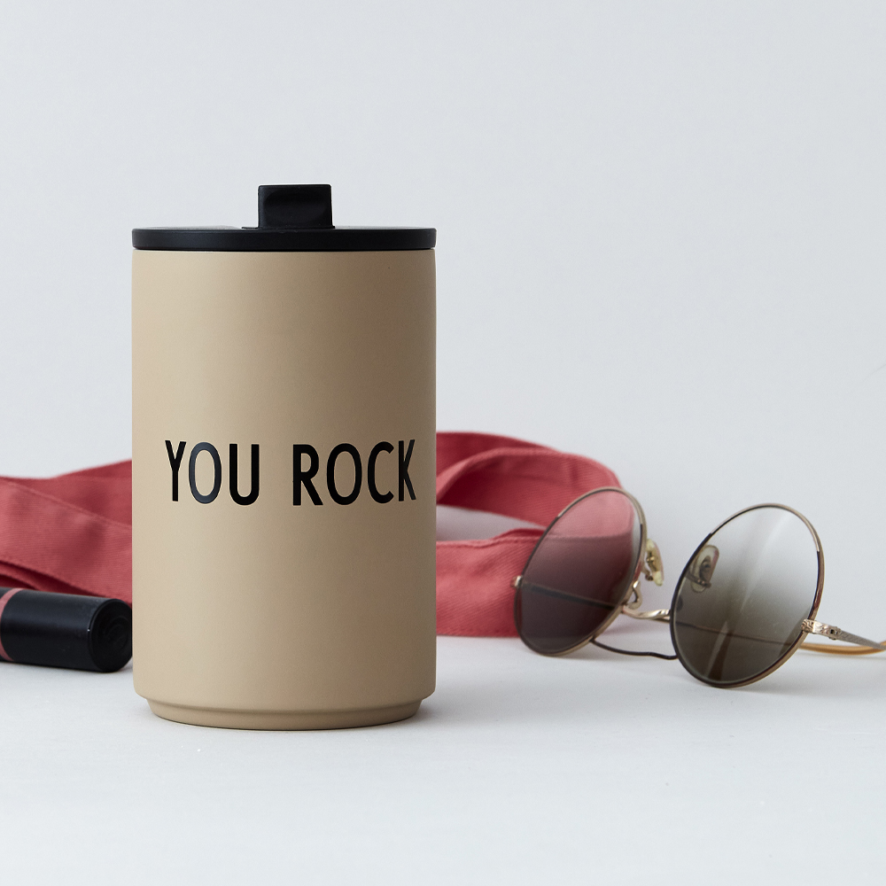 To Go Termosmugg You Rock Beige