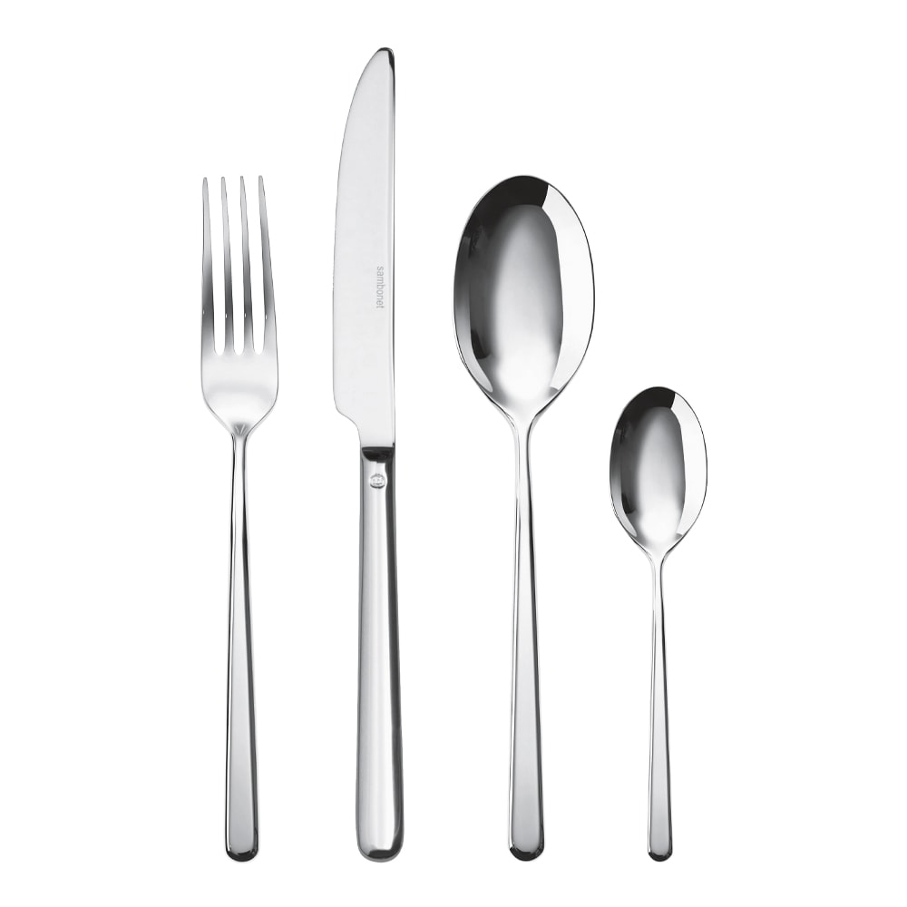 Linear Bestickset 24 delar Rostfri