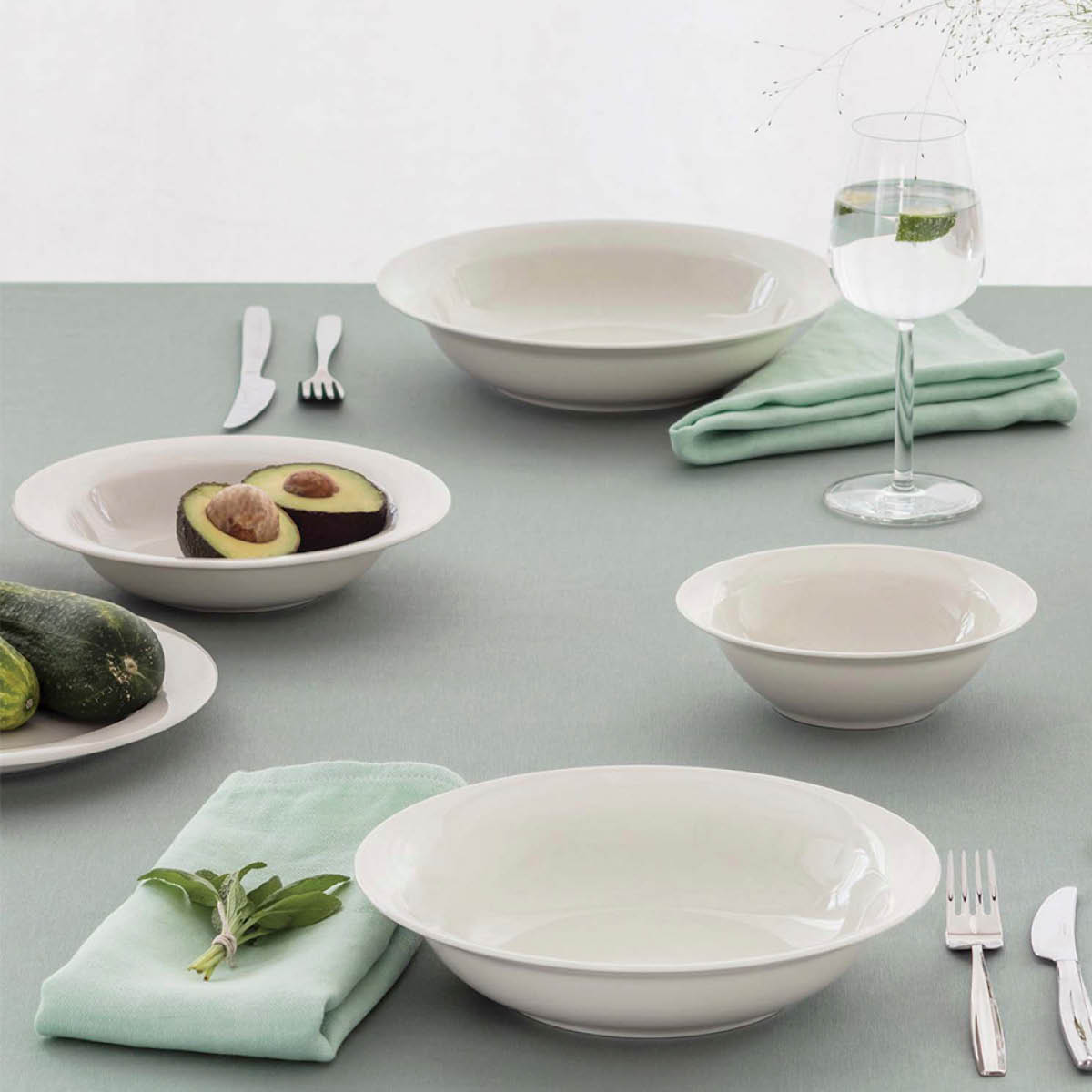 Arctica Pastatallrik 24 cm Vit