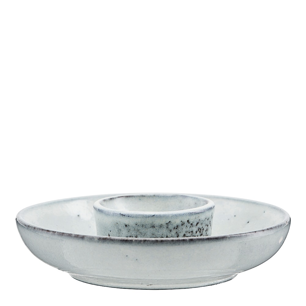 Rustic Äggkopp Grå/Blå 10 cm