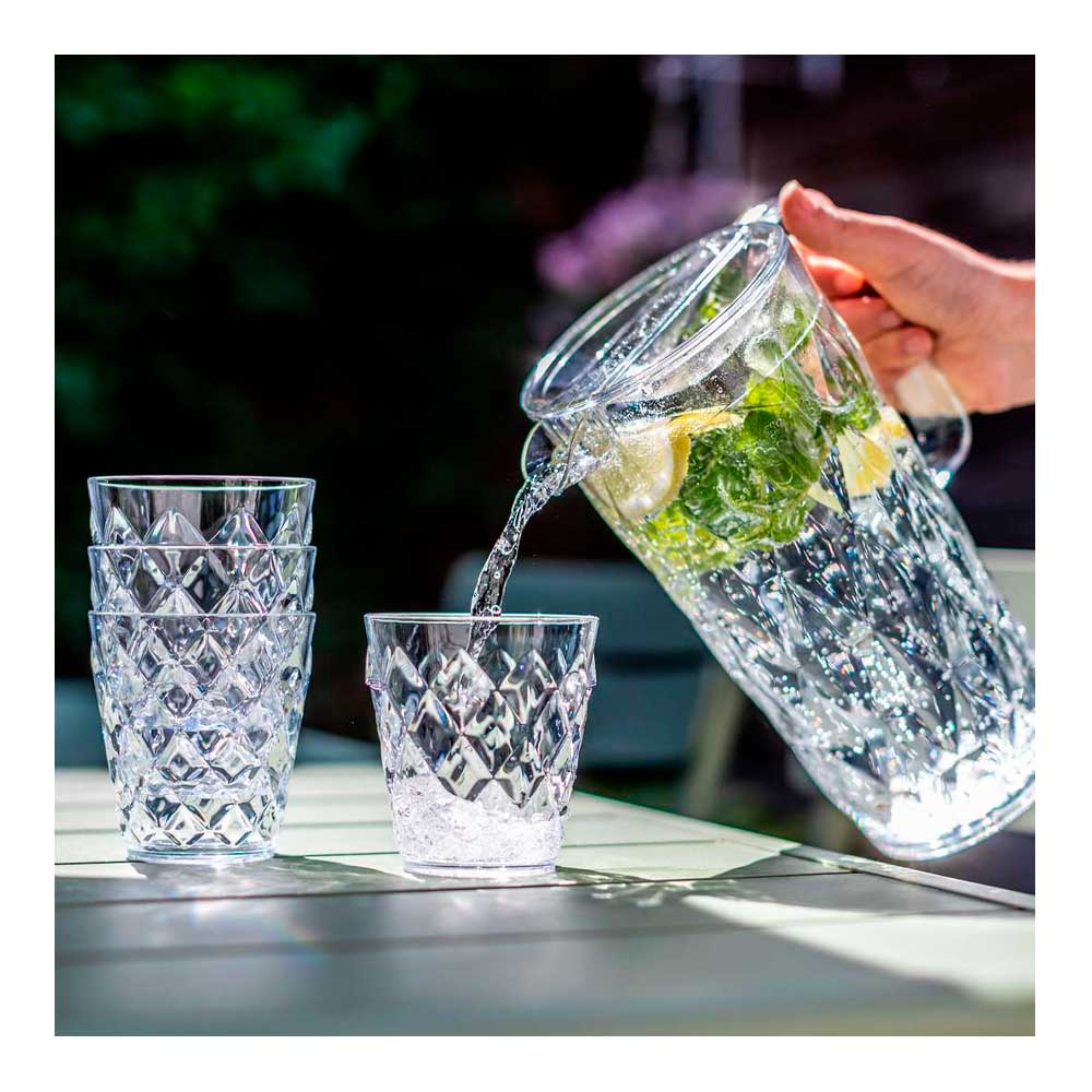 Crystal Karaff + Glas 4-pack Klar