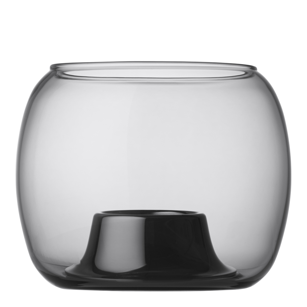 Kaasa Ljuslykta 14,1x11,5 cm Grå