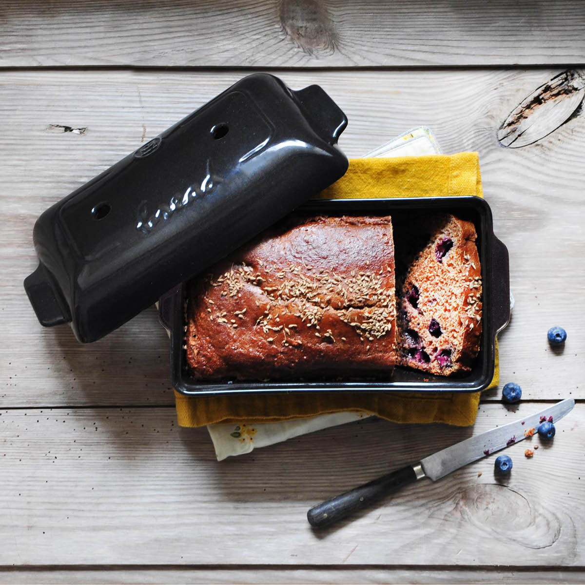 Brödform 2,21L Svart