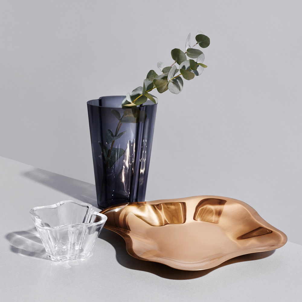 Aalto Skål/Fat 35,8 cm Roseguld