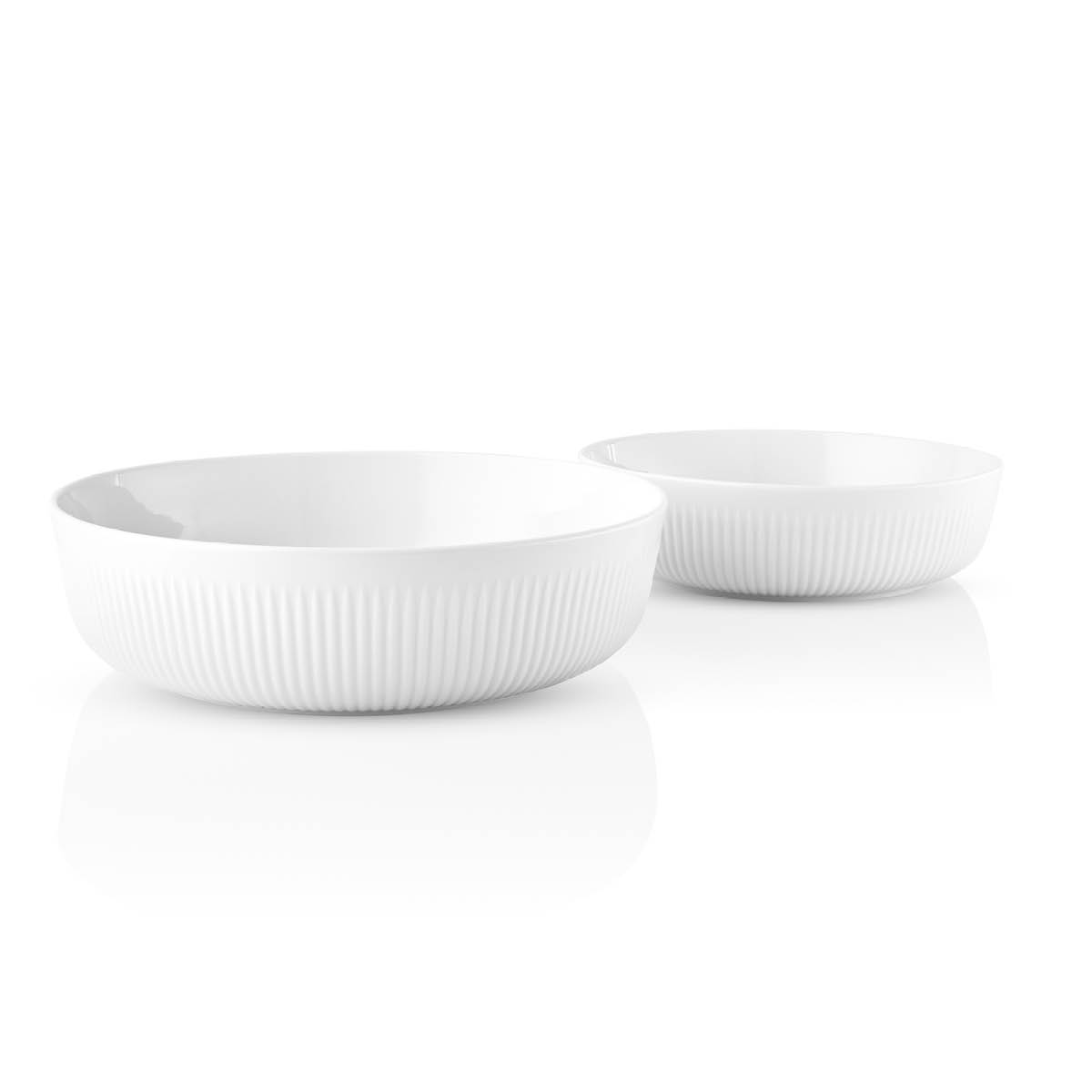 Legio Nova Salladskålar 2 L + 3,3 L 2 delar Vit