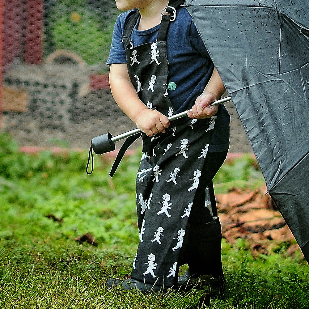 Förkläde + Kockmössa barn Svart