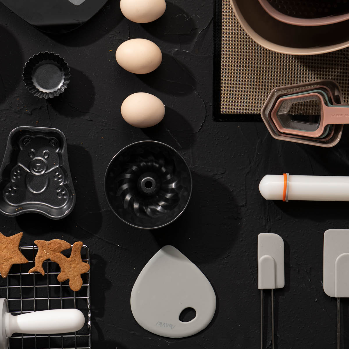 bAYk Degskrapa 12x11 cm Grå