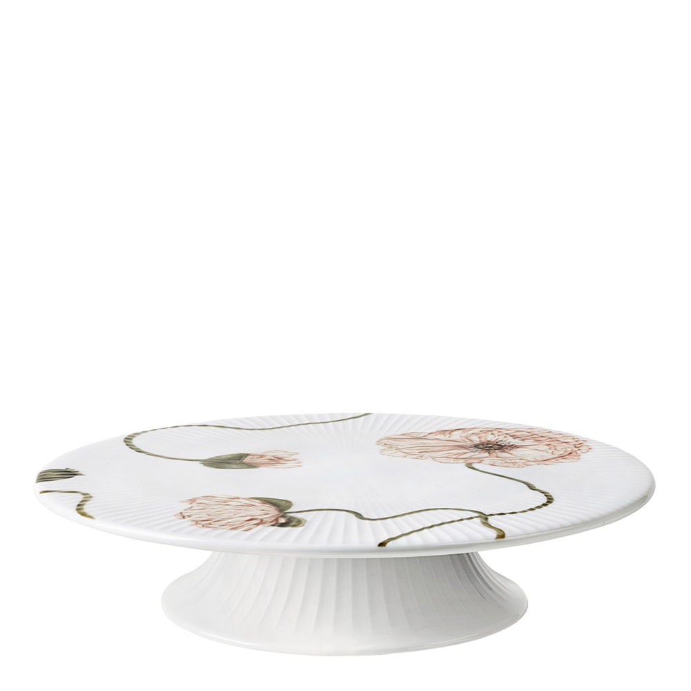 Hammersh?i Poppy Tårtfat 30 cm Vit