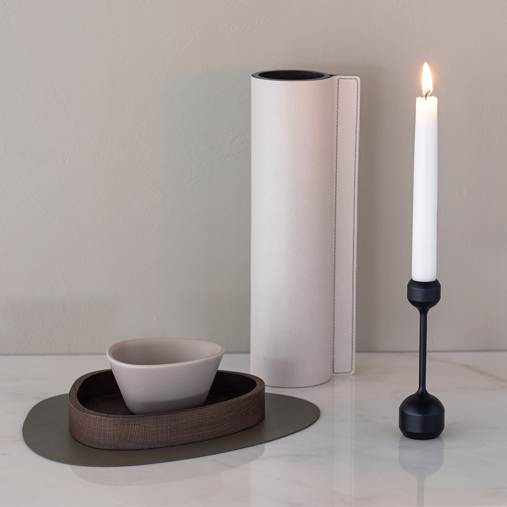 Silhouette Candleholder Silhouette 145 Candle Holder Svart