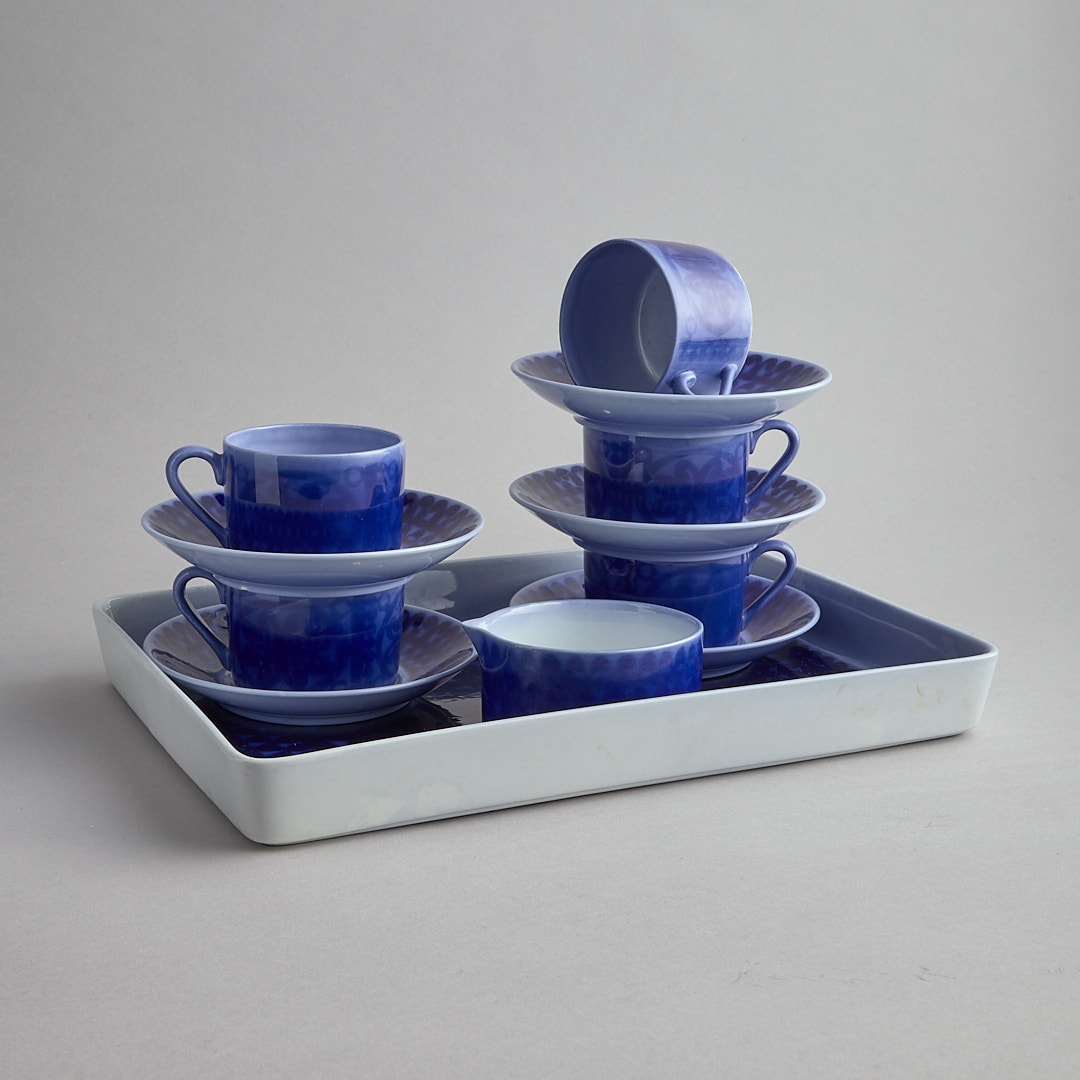 Blå Husar Kaffeservis