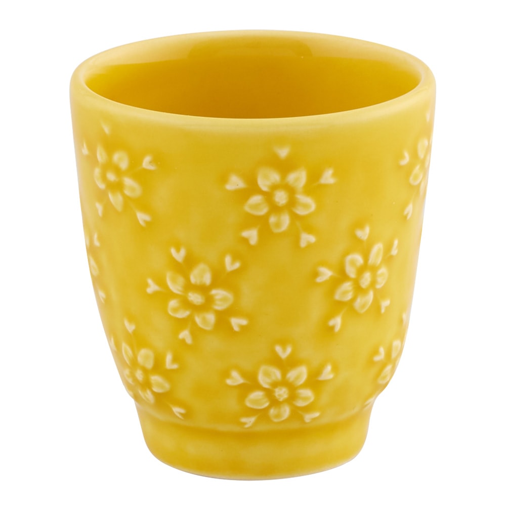 Flora Mugg 10 cl Gul