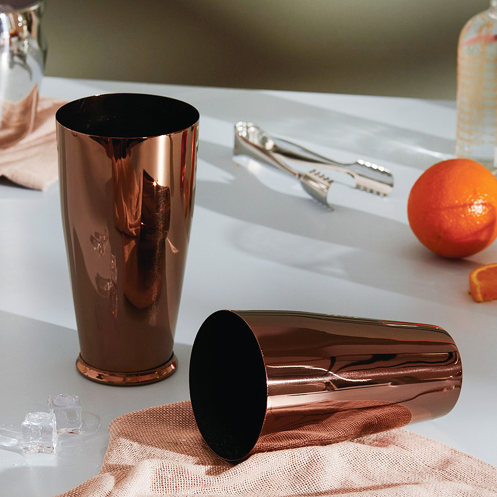 Alessi Boston Shaker 2 delar Koppar