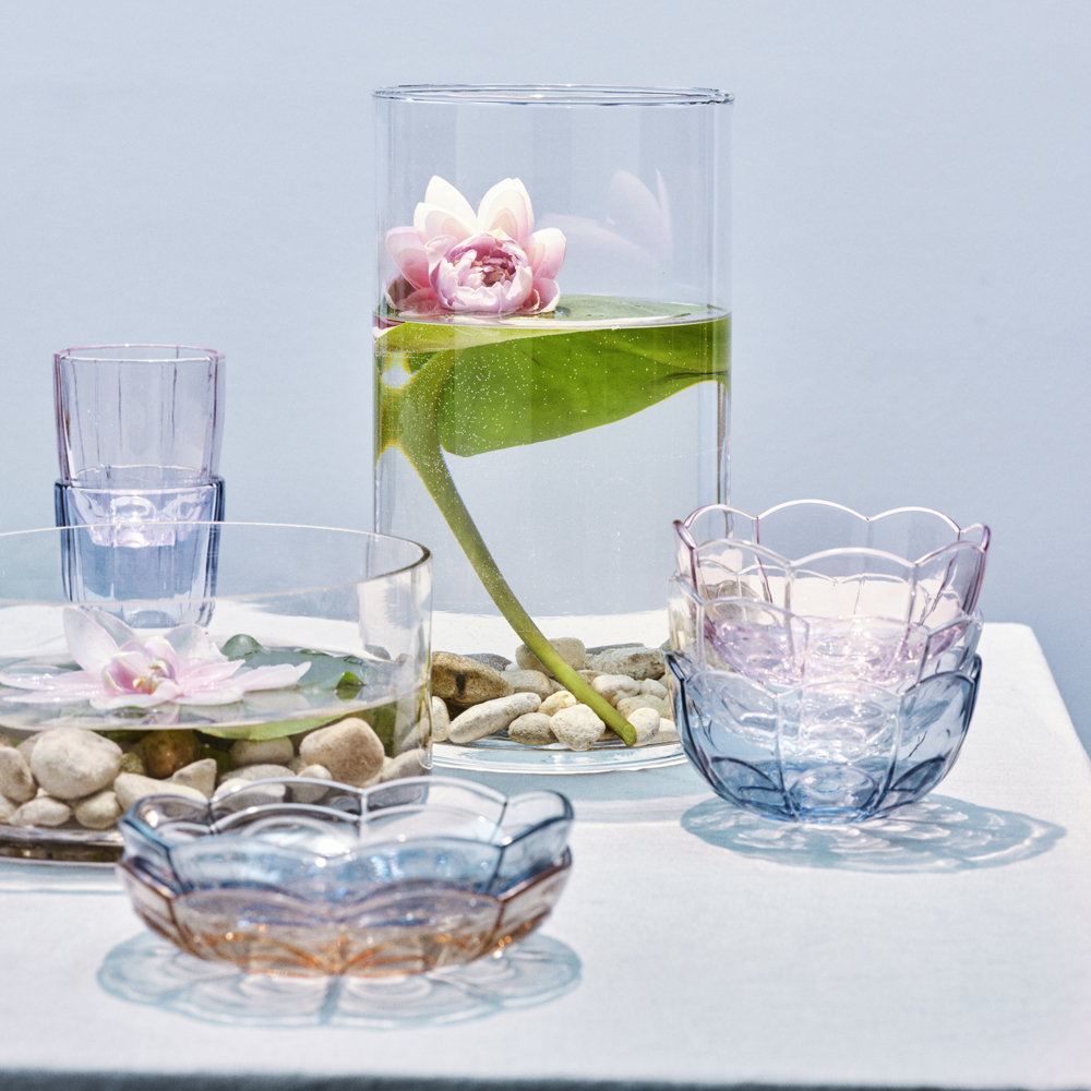 Lily Vattenglas 32 cl 2-pack Blue iris