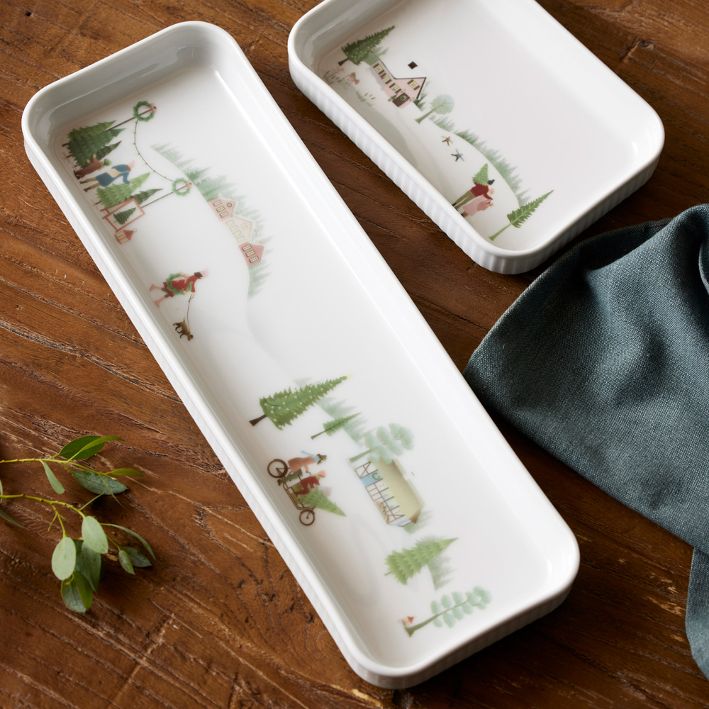 Vinter Fat 36x12 cm Vit