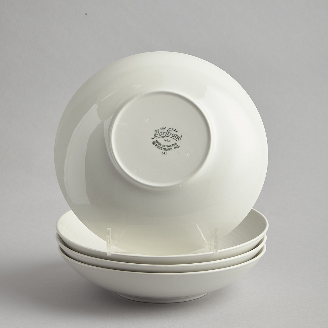 Blå Eld 4 st djupa tallrikar 20 cm