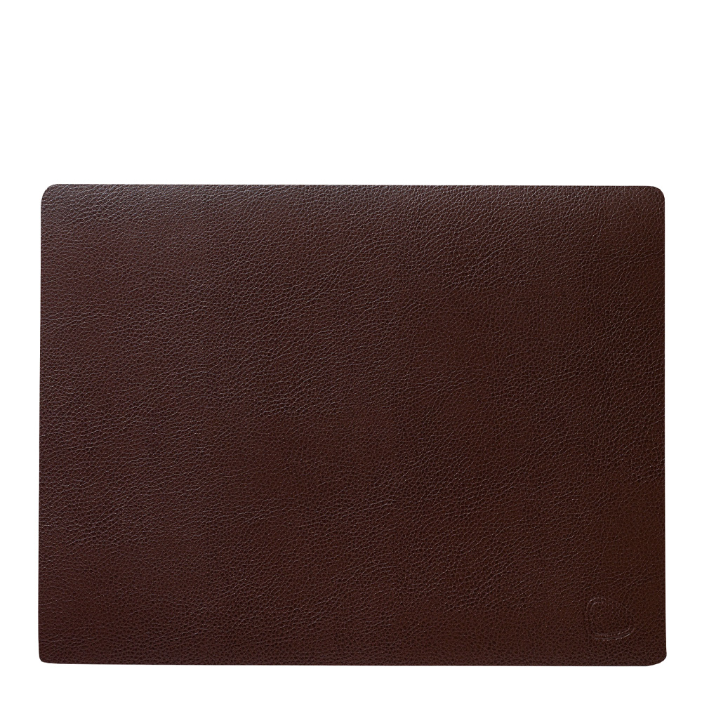Leather Serene Rectangle Bordstablett 26x34 cm Hazel