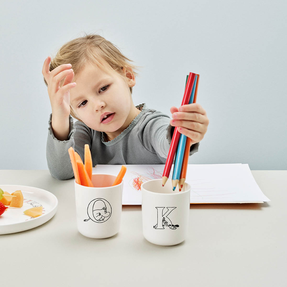 Moomin ABC Mugg 20 cl O Vit