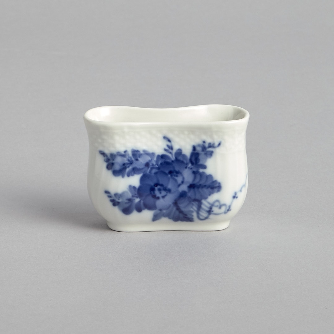 SÅLD "Blå Blomster" Tandpetshållare