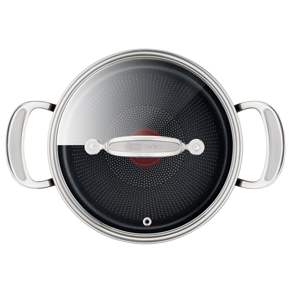 Jamie Oliver Gryta Tefal Cook's Classic Hard Anodized 24 cm med lock 5,2 L