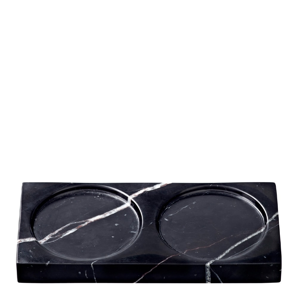 Tabletrotter Bricka f&ouml;r Kvarnar 15 cm Svart Marmor