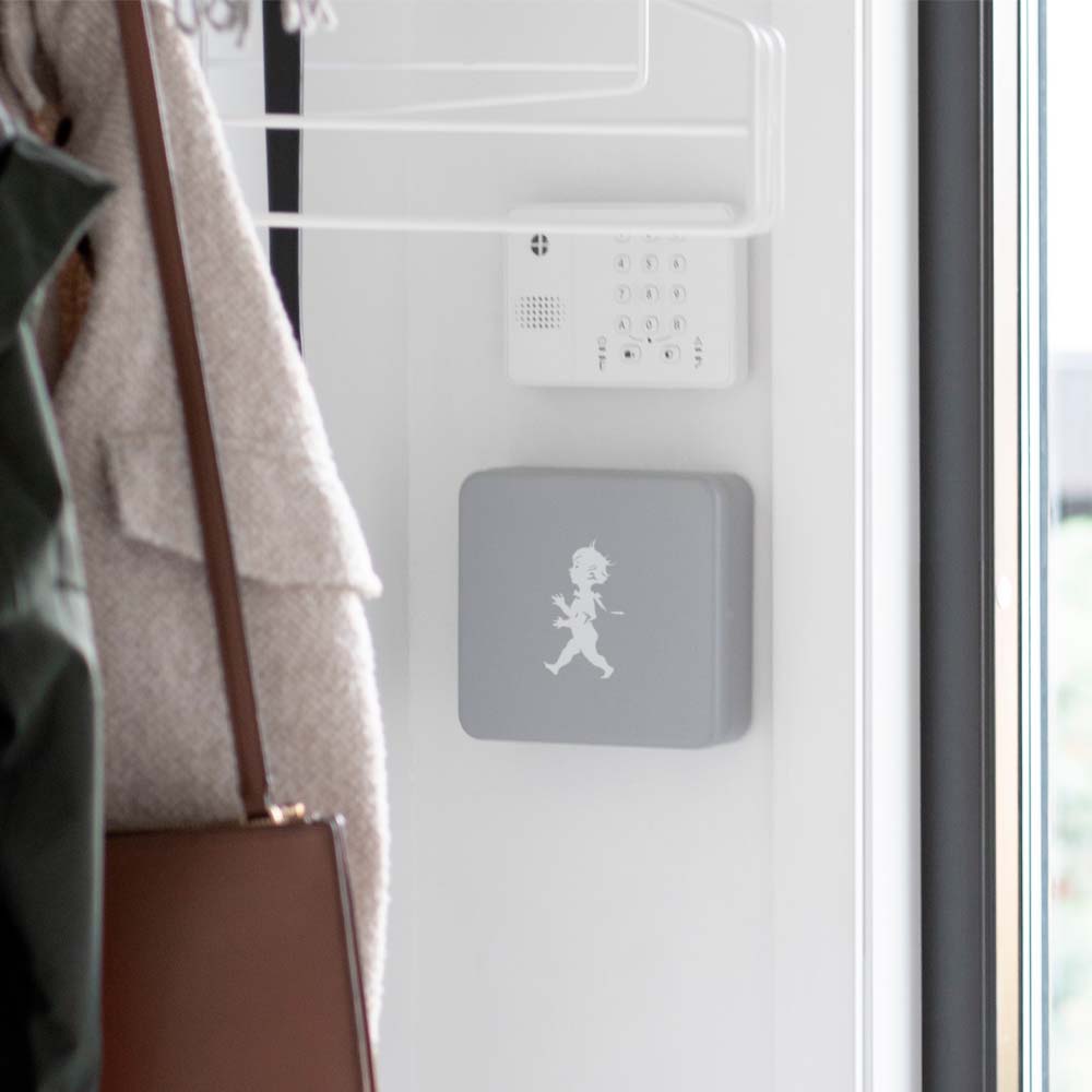 Nyckelskåp 17x16 cm Grå matt