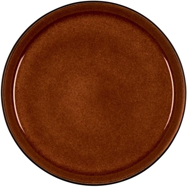 Tallrik Gastro 21 cm Svart/Bärnsten