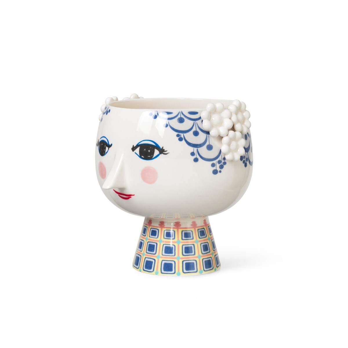 Eva Blomkruka 21 cm Blå