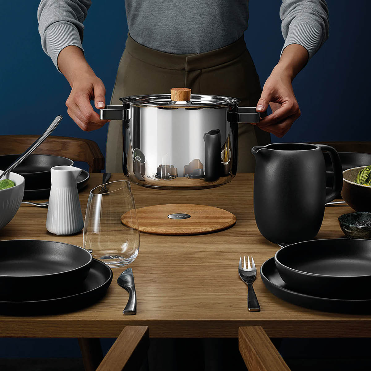 Nordic Kitchen Gryta 3,0L Rostfritt Stål