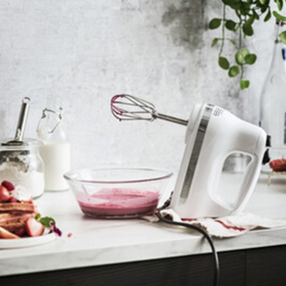 KitchenAid Elvisp med 5 hastigheter Vit