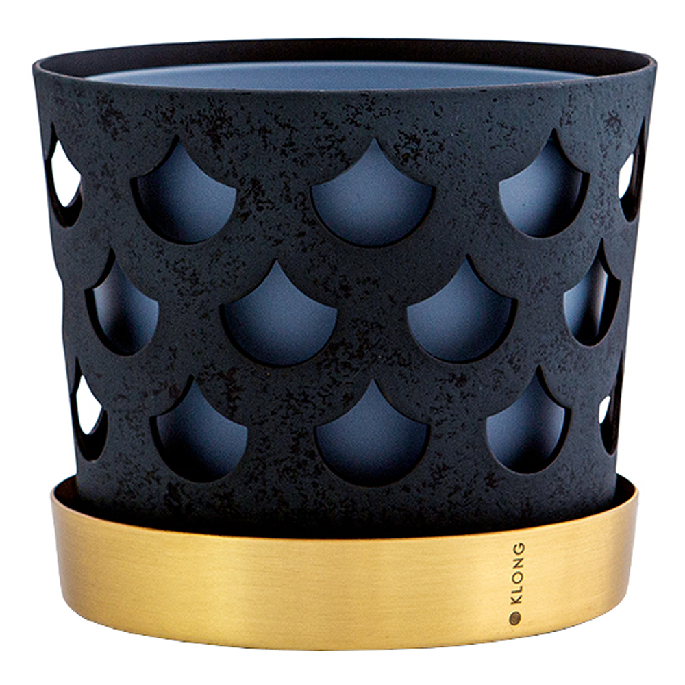 Trio Kruka Drop 12 cm Blå