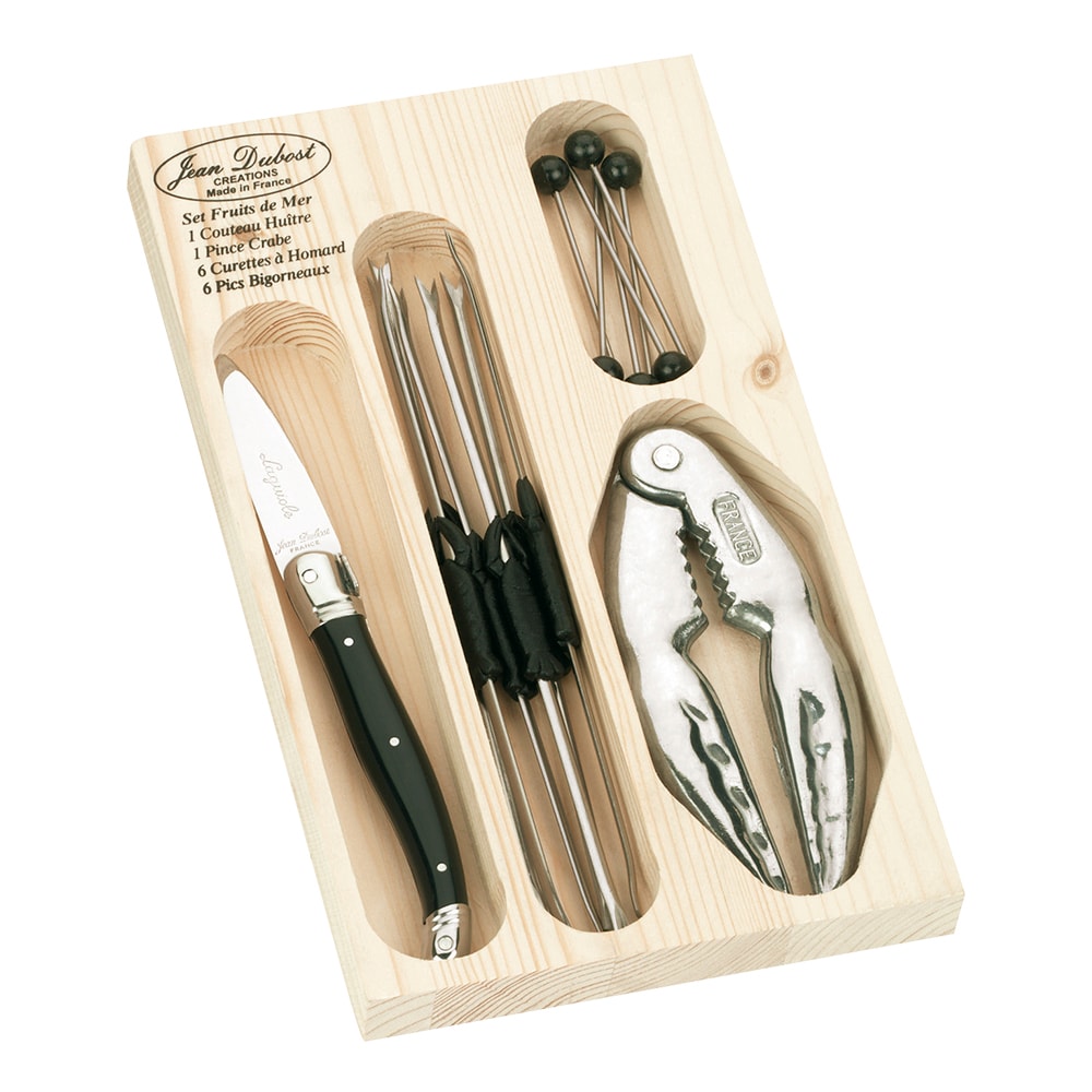 Skaldjursset för 6 personer Svart