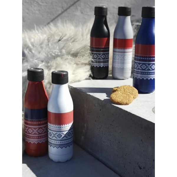 Bottle Up Marius Termoflaska 0,5L Röd/Blå/Vit