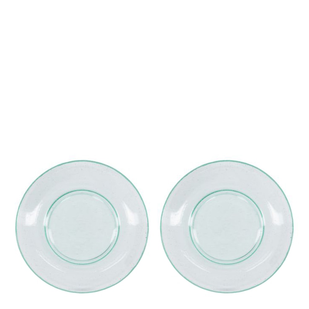 Rain Tallrik 21 cm 2-pack Klar