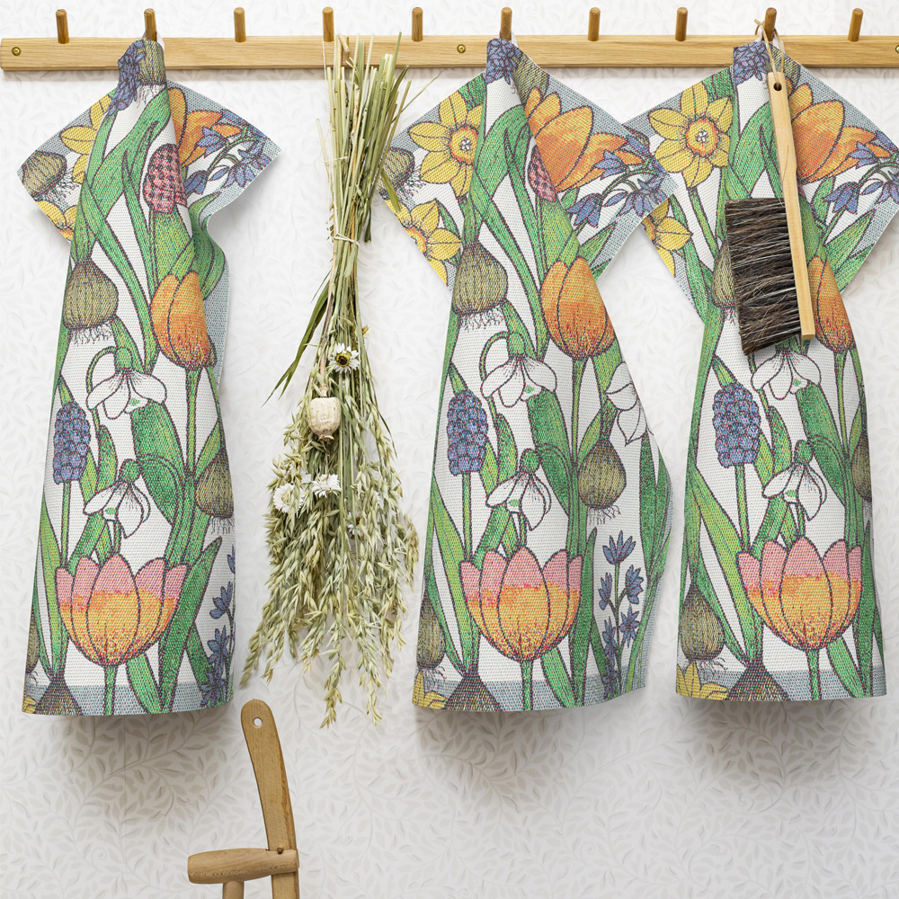 Blomsterlök Handduk 35x50 cm Flerfärgad