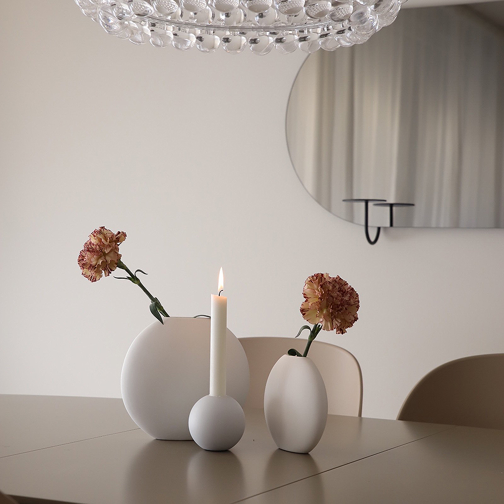 Pastille Vas 30 cm Vit