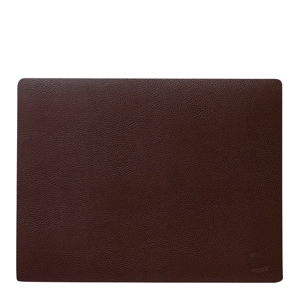 Leather Serene Rectangle Bordstablett 26x34 cm Hazel