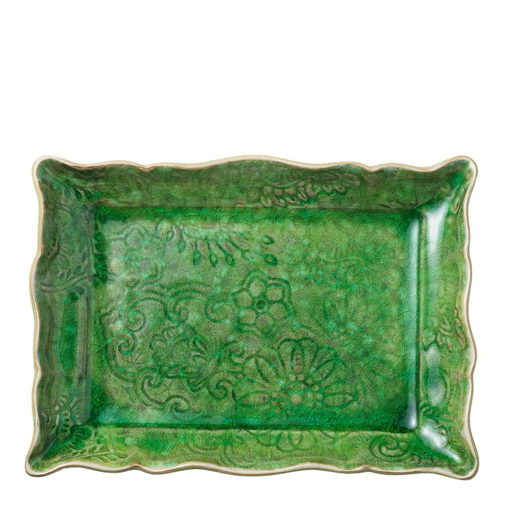 Arabesque Tallrik 19x13 cm Seaweed