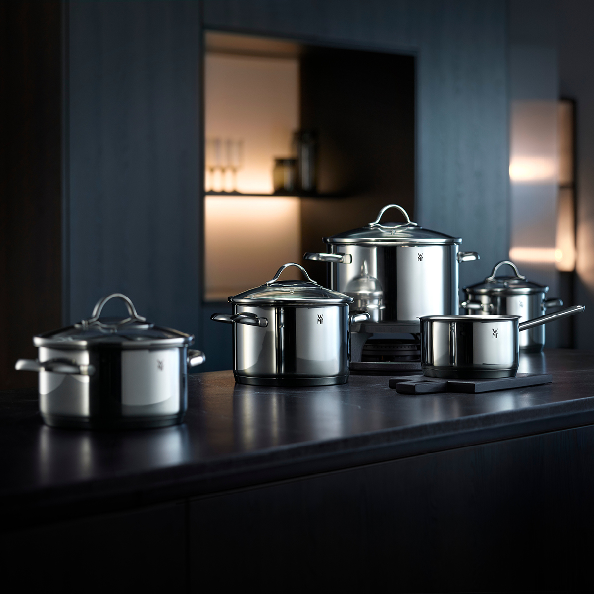 Provence Plus Grytset 5 delar Rostfri