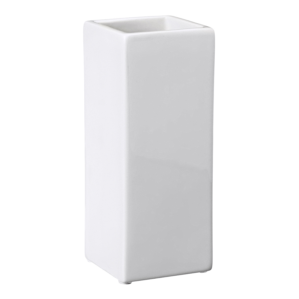 Kub Diskborsthållare 15 cm Vit