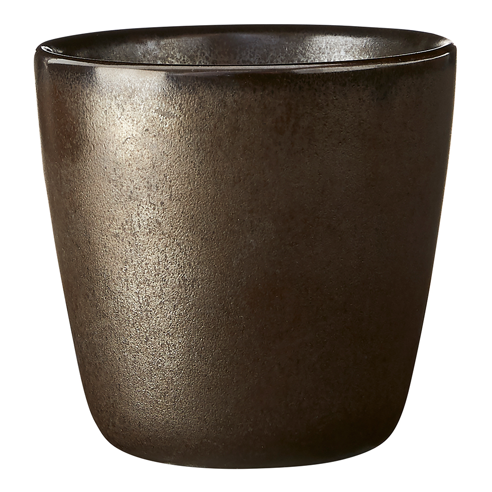 Raw Mugg utan öra 30 cl Metallic Brown